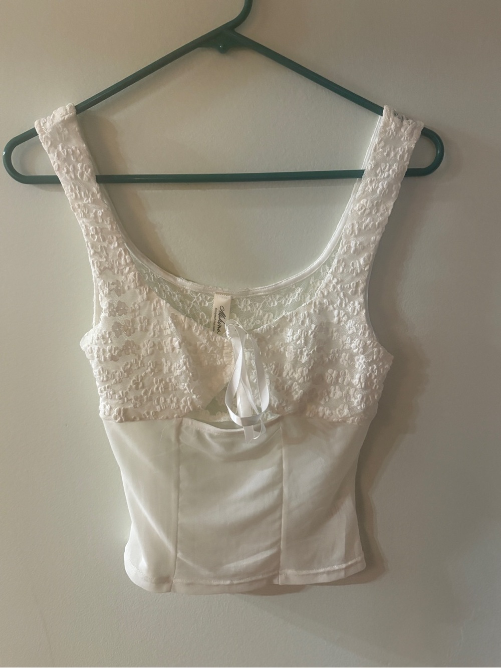 Mahina top with lace